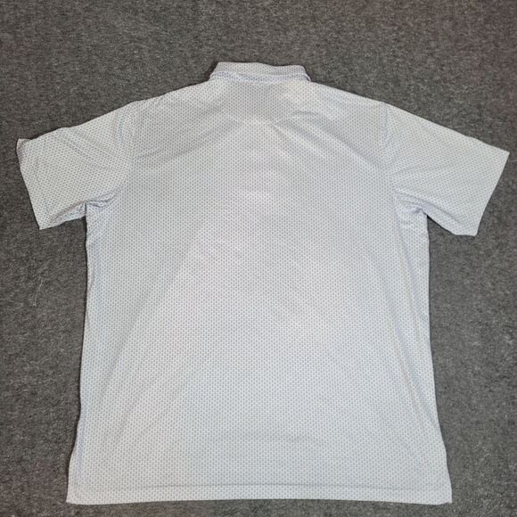 Peter Millar Summer Comfort Men's Golf Polo Shirt Size 2XL Blue Anchors Print - Picture 2 of 9